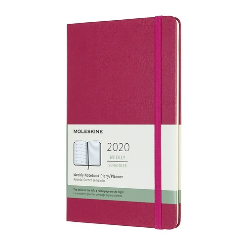 Еженедельник MOLESKINE Classic WKNT, 144стр., фуксия [dhd1612wn3]