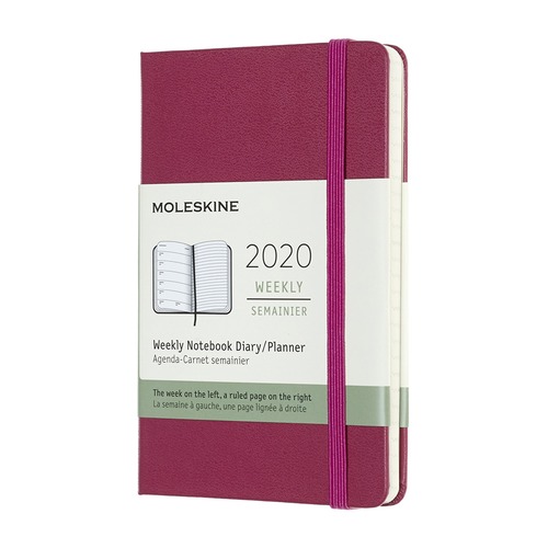 Еженедельник MOLESKINE Classic WKNT, 144стр., фуксия [dhd1612wn2]