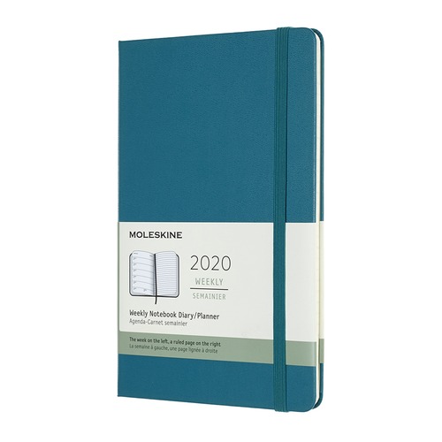 Еженедельник MOLESKINE Classic WKNT, 144стр., темно-бирюзовый [dhk3412wn3]