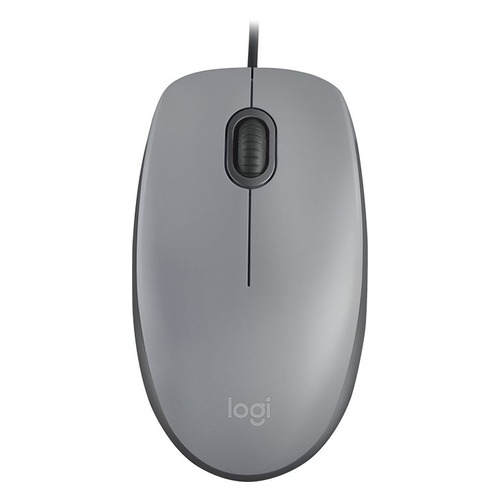 Мышь LOGITECH M110, оптическая, проводная, USB, серый [910-005490]