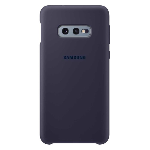 Чехол (клип-кейс) SAMSUNG Silicone Cover, для Samsung Galaxy S10e, темно-синий [ef-pg970tnegru]