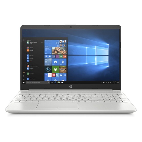 Ноутбук HP 15-dw0024ur, 15.6", Intel Core i3 7020U 2.3ГГц, 8Гб, 500Гб, nVidia GeForce Mx110 - 2048 Мб, Windows 10, 6RK54EA, серебристый