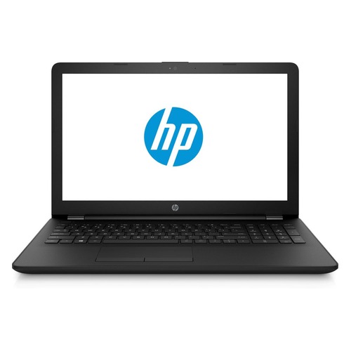 Ноутбук HP 15-bs182ur, 15.6", Intel Pentium 4417U 2.3ГГц, 4Гб, 500Гб, Intel HD Graphics 610, Free DOS, 4UM08EA, черный