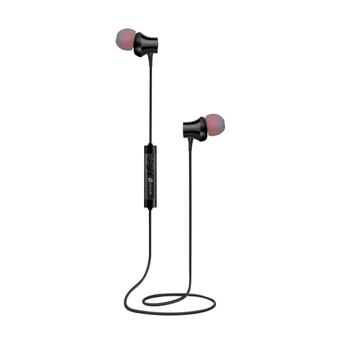 Наушники с микрофоном OKLICK BT-S-155, Bluetooth, вкладыши, черный [e716bt]