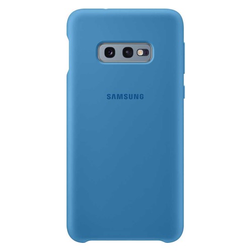 Чехол (клип-кейс) SAMSUNG Silicone Cover, для Samsung Galaxy S10e, синий [ef-pg970tlegru]