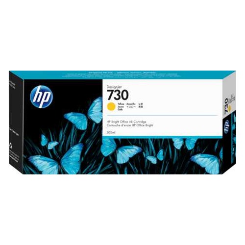 Картридж HP 730, желтый [p2v70a]