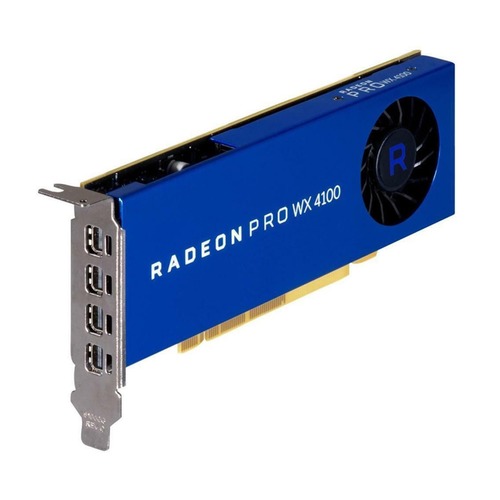 Видеокарта DELL AMD WX 4100 , Radeon Pro WX 4100, 4Гб, DDR5, oem [490-bdvo]