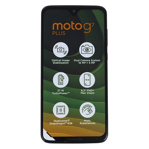 Смартфон MOTOROLA G7 Plus 64Gb, темно-синий