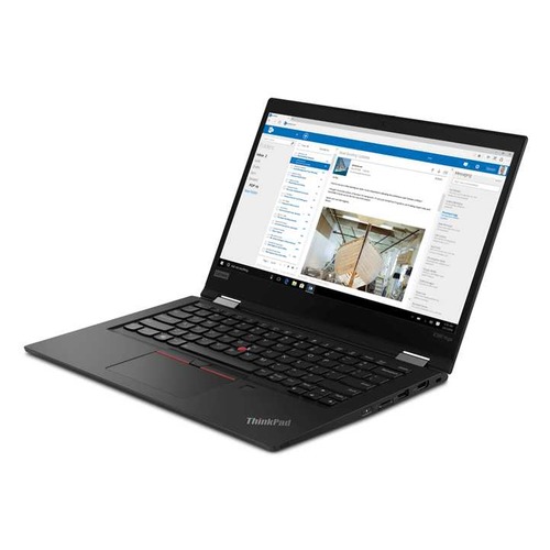 Ноутбук-трансформер LENOVO ThinkPad X390 Yoga, 13.3", IPS, Intel Core i5 8265U 1.6ГГц, 8Гб, 256Гб SSD, Intel UHD Graphics 620, Windows 10 Professional, 20NN0025RT, черный