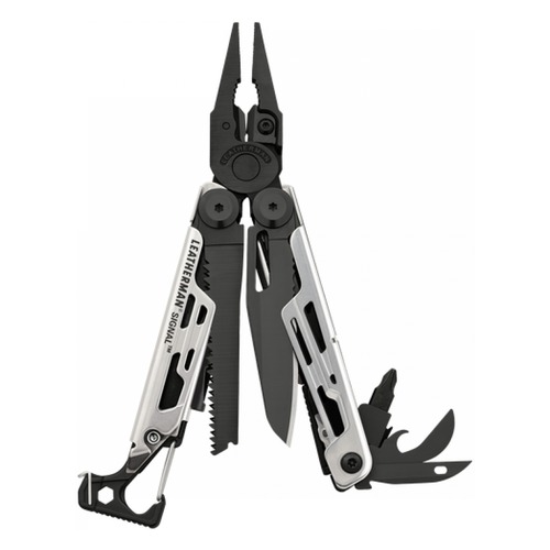 Мультитул LEATHERMAN Signal, 19 функций, серебристый [832625]