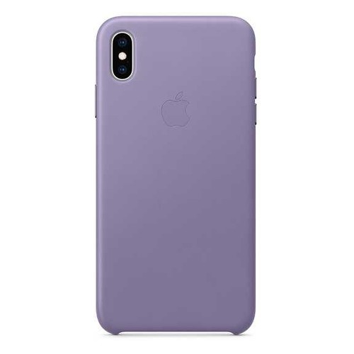 Чехол (клип-кейс) APPLE Leather Case, для Apple iPhone XS Max, сиреневый [mvh02zm/a]