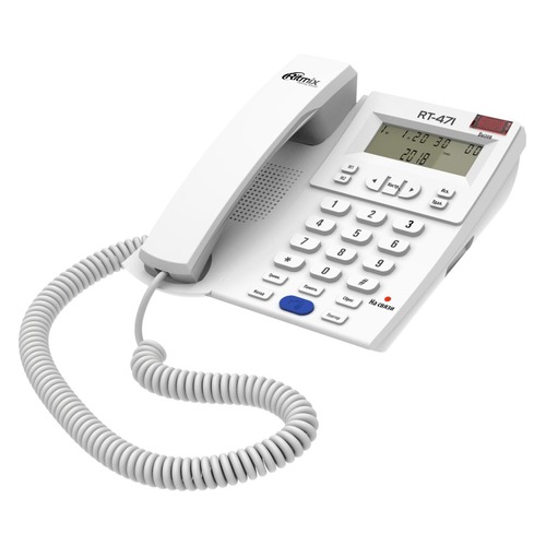Проводной телефон RITMIX RT-471, белый