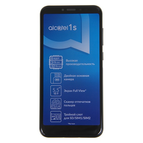 Смартфон ALCATEL 1S 32Gb, 5024D, черный