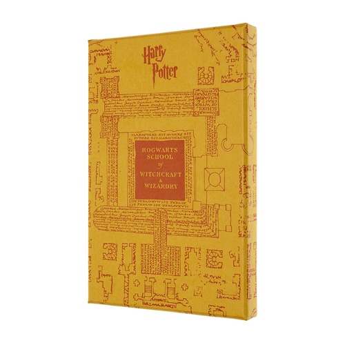 Блокнот Moleskine LE HARRY POTTER 130х210мм 192стр. линейка желтый Dots