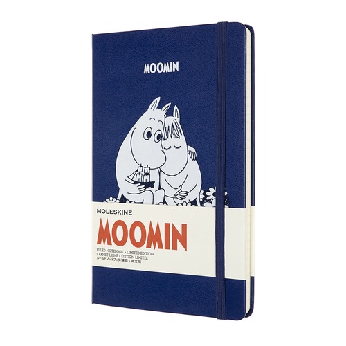 Блокнот Moleskine LE MOONIM 130х210мм 192стр. линейка твердая обложка синий