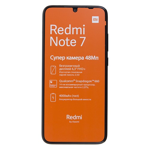 Смартфон XIAOMI Redmi Note 7 128Gb, черный