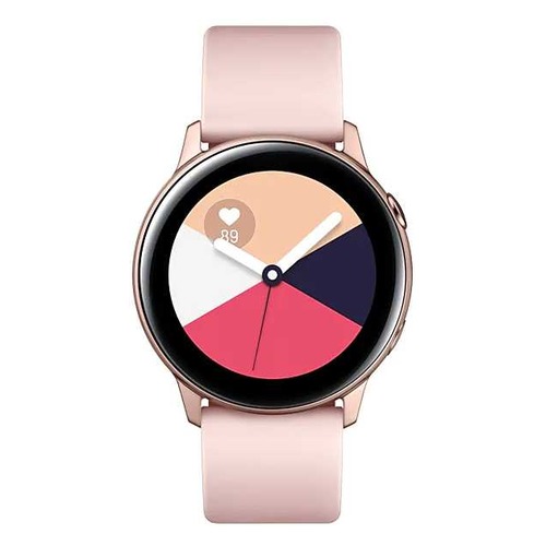Смарт-часы SAMSUNG Galaxy Watch Active, 39.5мм, 1.1", розовое золото / розовое золото [sm-r500nzdaser]