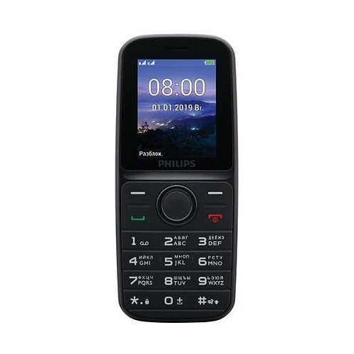 Мобильный телефон PHILIPS Xenium E109, черный