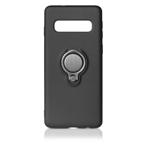 Чехол (клип-кейс) DF sRing-01, для Samsung Galaxy S10, черный [df sring-01 (black)]