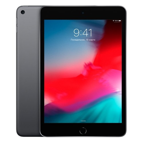 Планшет APPLE iPad mini 2019 256Gb Wi-Fi + Cellular MUXC2RU/A, 2GB, 256Гб, 3G, 4G, iOS темно-серый