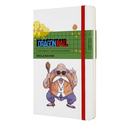 Блокнот Moleskine LE DRAGONBALL Large 130х210мм 192стр. пунктир твердая обложка Master Roshi