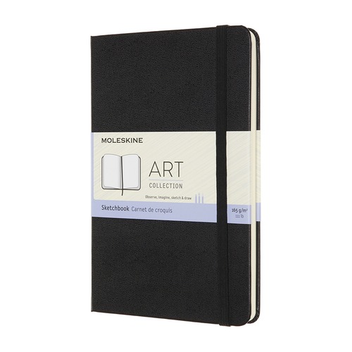 Блокнот для рисования Moleskine ART SKETCHBOOK Medium 115x180мм 144стр. нелинованный мягкая обложка 6 шт./кор.