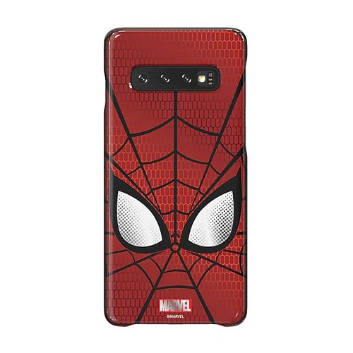 Чехол (клип-кейс) SAMSUNG Marvel Case Spiderman, для Samsung Galaxy S10, красный [gp-g973hifgkwd]