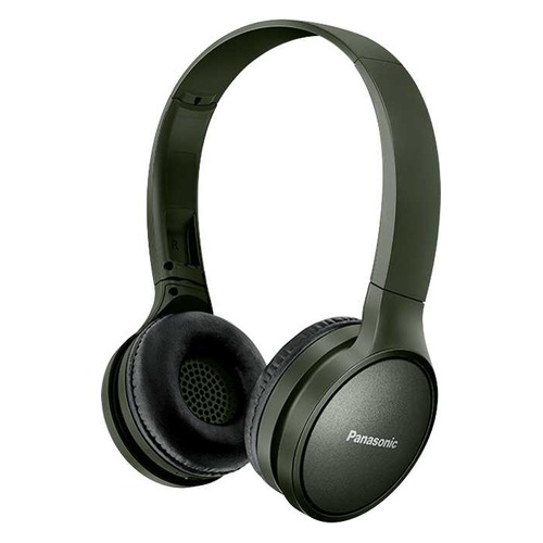 Наушники с микрофоном PANASONIC RP-HF410BG, Bluetooth, накладные, зеленый [rp-hf410bgcg]