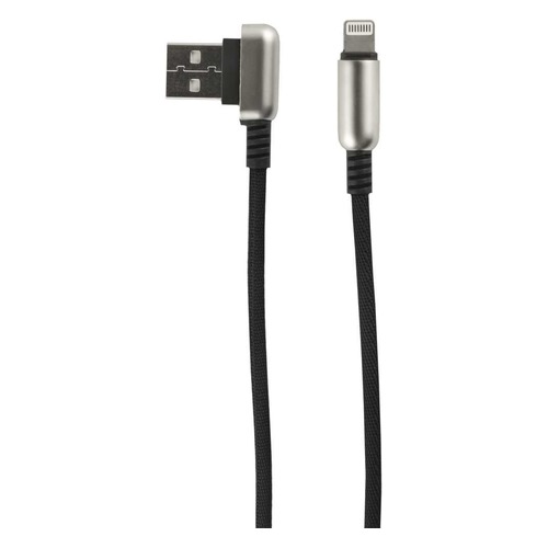 Кабель REDLINE Loop, Lightning (m), USB A(m), 1м, черный [ут000016349]