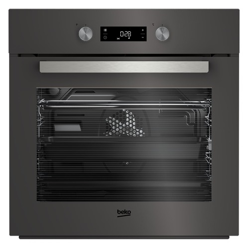 Духовой шкаф BEKO BIM24301ZGCS, стекло графит