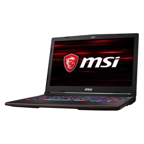 Ноутбук MSI GL63 8SDK-484RU, 15.6", IPS, Intel Core i5 8300H 2.3ГГц, 16Гб, 1000Гб, 128Гб SSD, nVidia GeForce GTX 1660 Ti - 6144 Мб, Windows 10, 9S7-16P732-484, черный