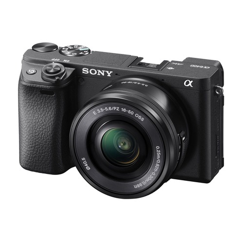 Фотоаппарат SONY Alpha A6400LB kit ( E PZ 16-50мм f/3.5-5.6 OSS), черный [ilce6400lb.cec]