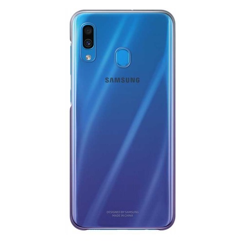 Чехол (клип-кейс) SAMSUNG Gradation Cover, для Samsung Galaxy A30, фиолетовый [ef-aa305cvegru]