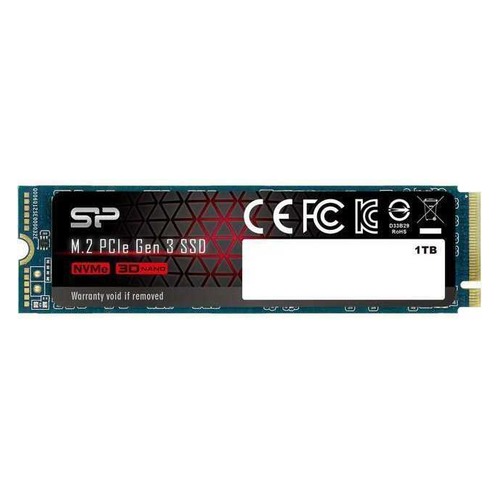 SSD накопитель SILICON POWER M-Series SP001TBP34A80M28 1Тб, M.2 2280, PCI-E x4, NVMe