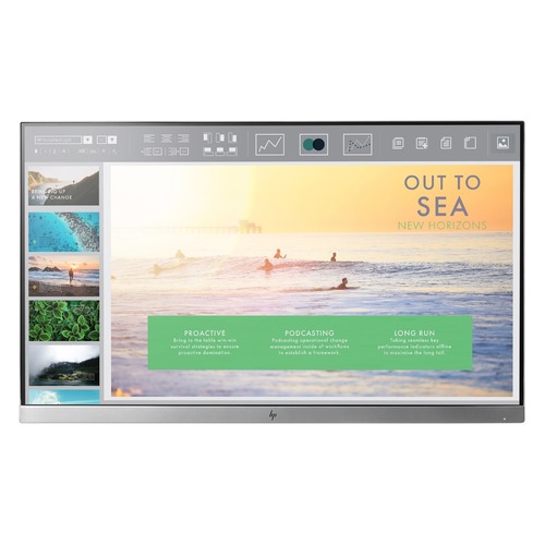Монитор HP EliteDisplay E233 23", серебристый [2pd30aa]