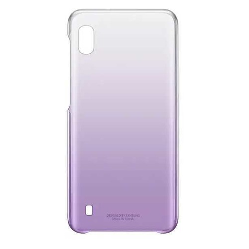 Чехол (клип-кейс) SAMSUNG Gradation Cover, для Samsung Galaxy A10, фиолетовый [ef-aa105cvegru]