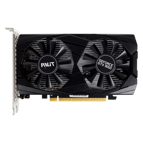 Видеокарта PALIT nVidia GeForce GTX 1650 , PA-GTX1650 DUAL OC 4G, 4Гб, GDDR5, OC, Ret [ne51650t1bg1-1171d]