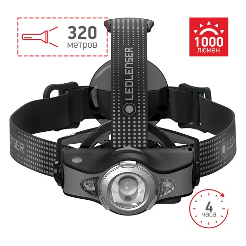 Налобный фонарь LED LENSER MH11, черный [500996]