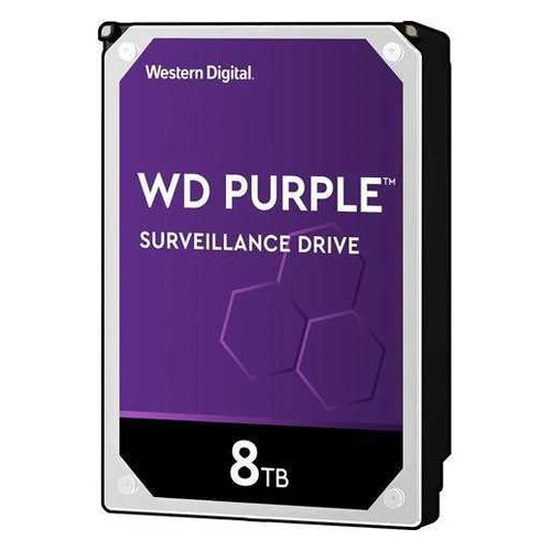 Жесткий диск WD Purple WD82PURZ, 8Тб, HDD, SATA III, 3.5"