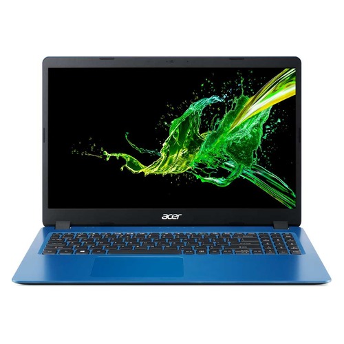 Ноутбук ACER Aspire A315-54K-32T2, 15.6", Intel Core i3 7020U 2.3ГГц, 8Гб, 256Гб SSD, Intel HD Graphics 620, Windows 10, NX.HFYER.001, синий