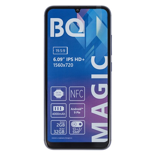 Смартфон BQ Magic 32Gb, 6040L, синий