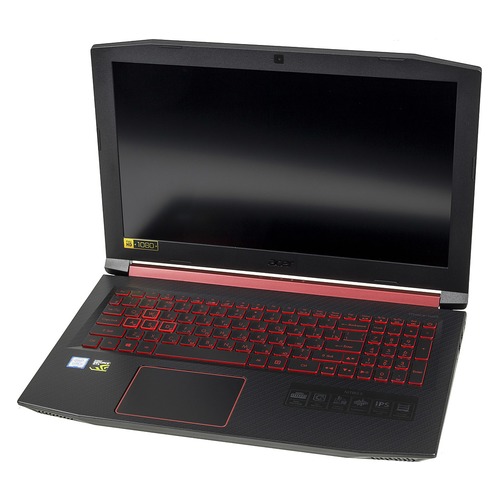 Ноутбук ACER Nitro 5 AN515-52-52SU, 15.6", IPS, Intel Core i5 8300H 2.3ГГц, 8Гб, 1000Гб, 128Гб SSD, nVidia GeForce GTX 1050 - 4096 Мб, Linux, NH.Q3MER.022, черный