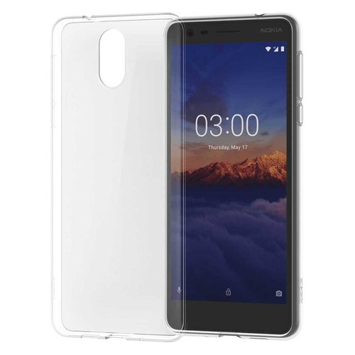 Чехол (клип-кейс) NOKIA Clear Case CC-108, для Nokia 3.1, прозрачный [1a21t5w00va]