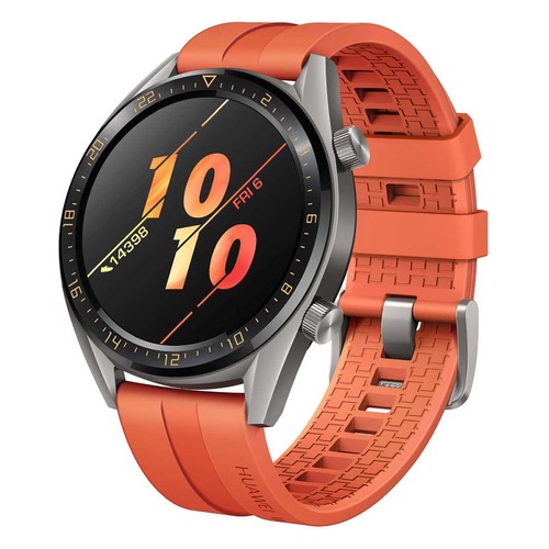 Смарт-часы HUAWEI Watch GT Active, 46мм, 1.4", оранжевый / оранжевый [55023850]