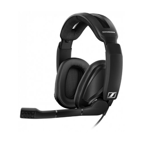 Гарнитура игровая SENNHEISER GSP 302, накладные, черный [507243]