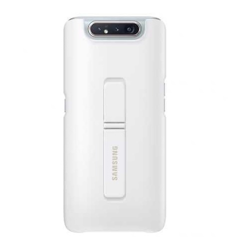 Чехол (клип-кейс) SAMSUNG Standing Cover, для Samsung Galaxy A80, белый [ef-pa805cwegru]