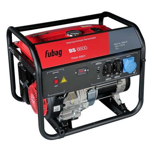 Бензиновый генератор FUBAG BS 6600, 230 В, 6.5кВт [838797]