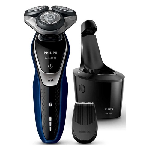 Электробритва PHILIPS Series 5000 S5572/10, черный и синий