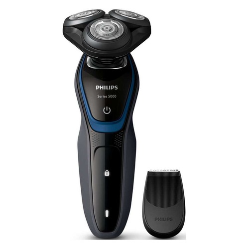 Электробритва PHILIPS Series 5000 S5100/06, черный и синий