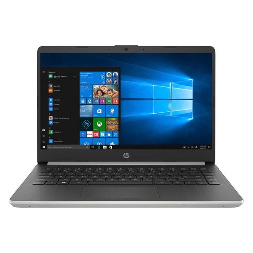 Ноутбук HP 14s-dq0000ur, 14", Intel Pentium 4417U 2.3ГГц, 4Гб, 128Гб SSD, Intel HD Graphics 610, Windows 10, 7DZ84EA, серебристый